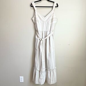 REBECCA TAYLOR Linen Midi Dress